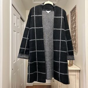 Black and Gray Cardigan